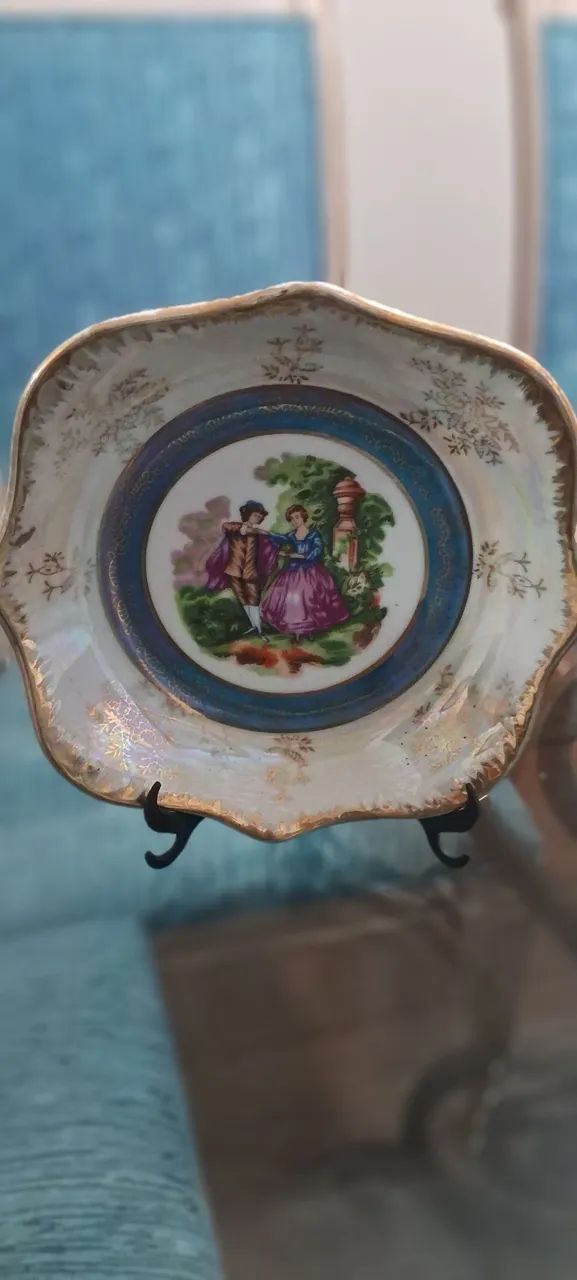  Prato de Porcelana Japonesa 
