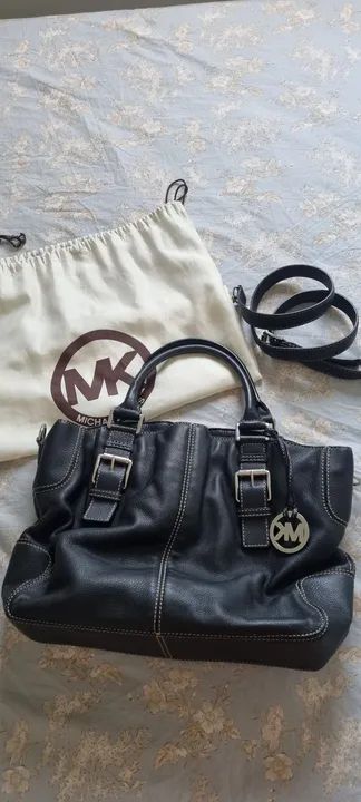 bolsa em couro original michael kors 2 alças, sem uso<br>altura 27cm, comprimento 35cm - Foto 3