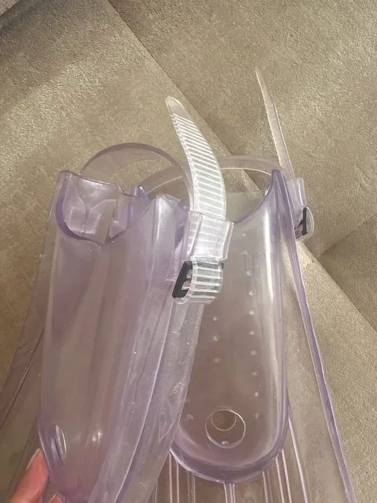 Par de nadadeiras infantil para natação ou mergulho  - Foto 2