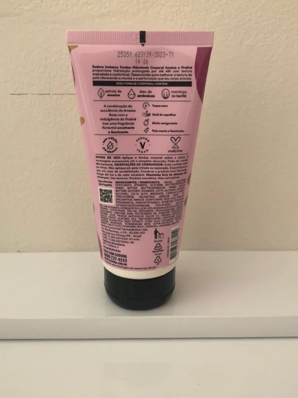 Hidratante para o Corpo Eudora Instance Ameixa e Praliné - Eudora - Foto 2