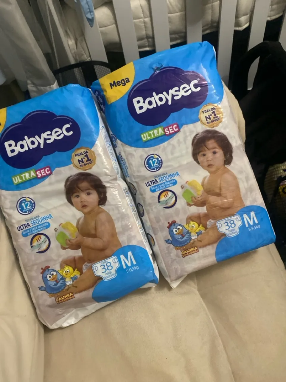 Fraldas Babysec Ultra Sec - Tamanho M (38 unidades cada)