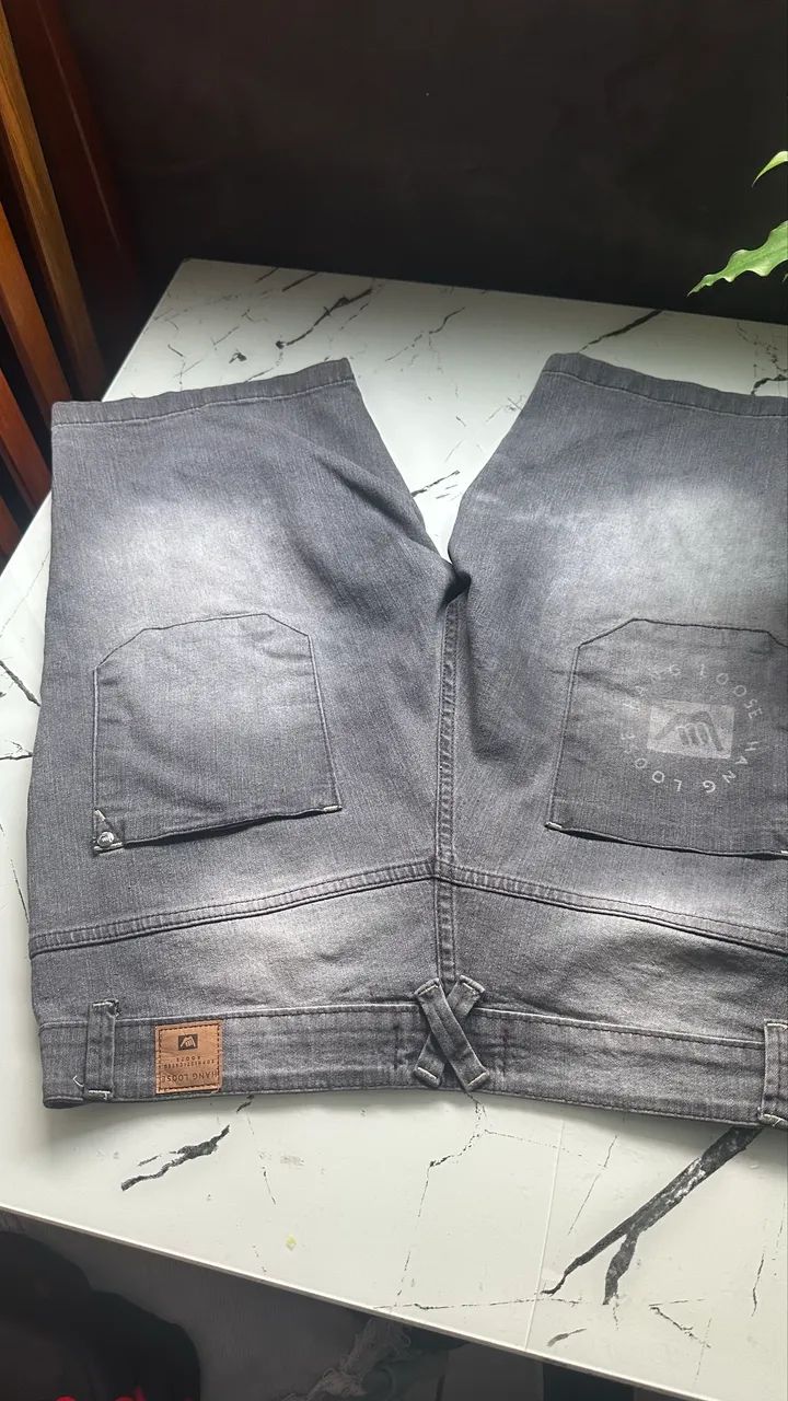 Bermuda jeans masculina marca Hang louse  - Foto 3