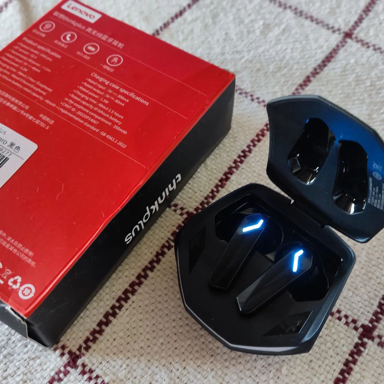 Fone de ouvido: Lenovo GM 2 Pro com cancelamento de ruído