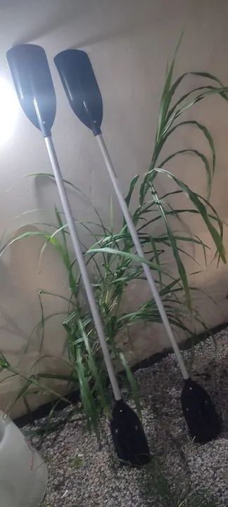2 Remos de alumínio para caiaque - Foto 2