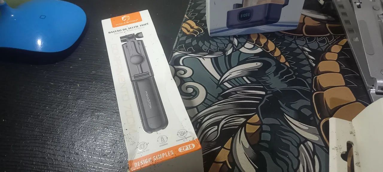 Kit Completo para Criadores de Conteúdo - Tripé + Luz LED + Microfone Sem Fio - Foto 2