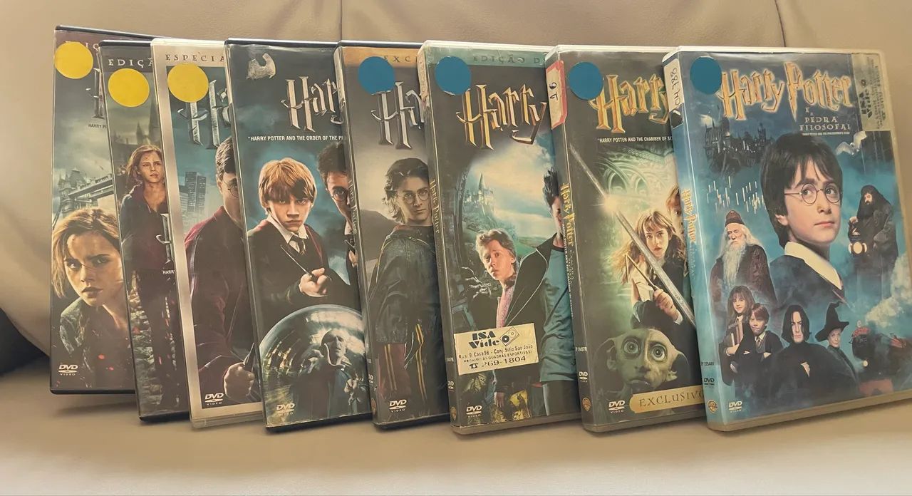 coleção DVD Harry Potter!!!