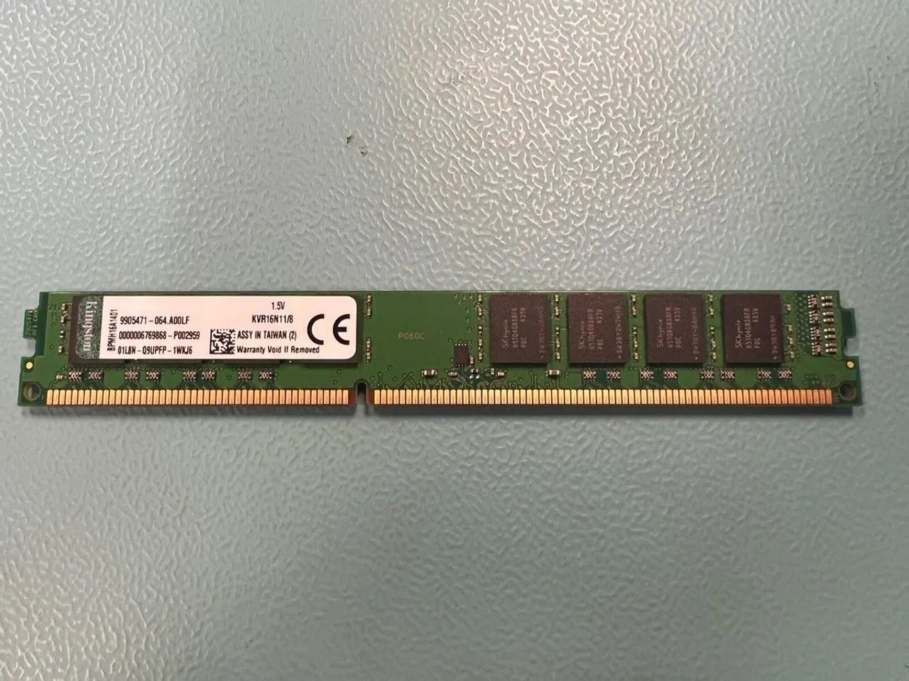 Memória Kingston 8GB DDR3 1600Mhz