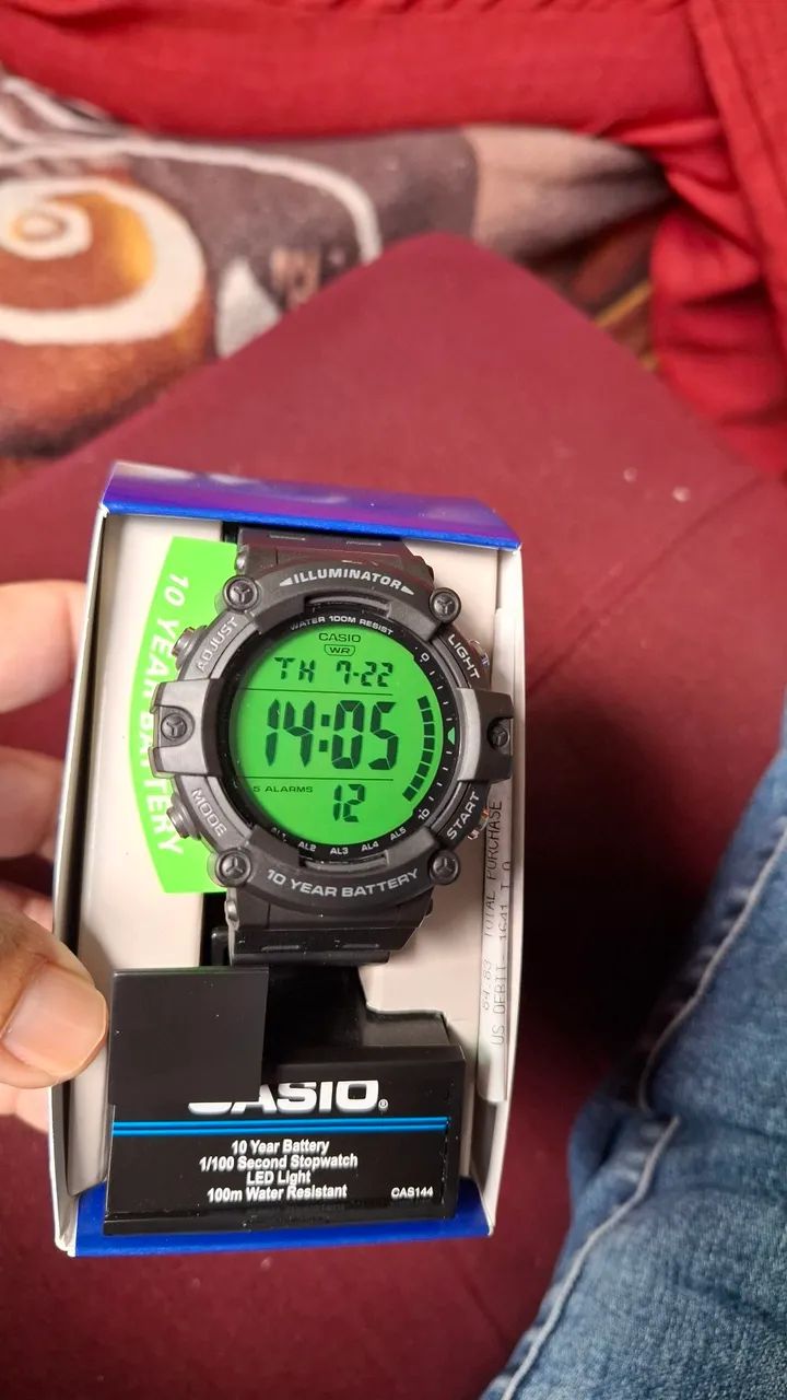 Vendo relógio casio americano novo sem uso