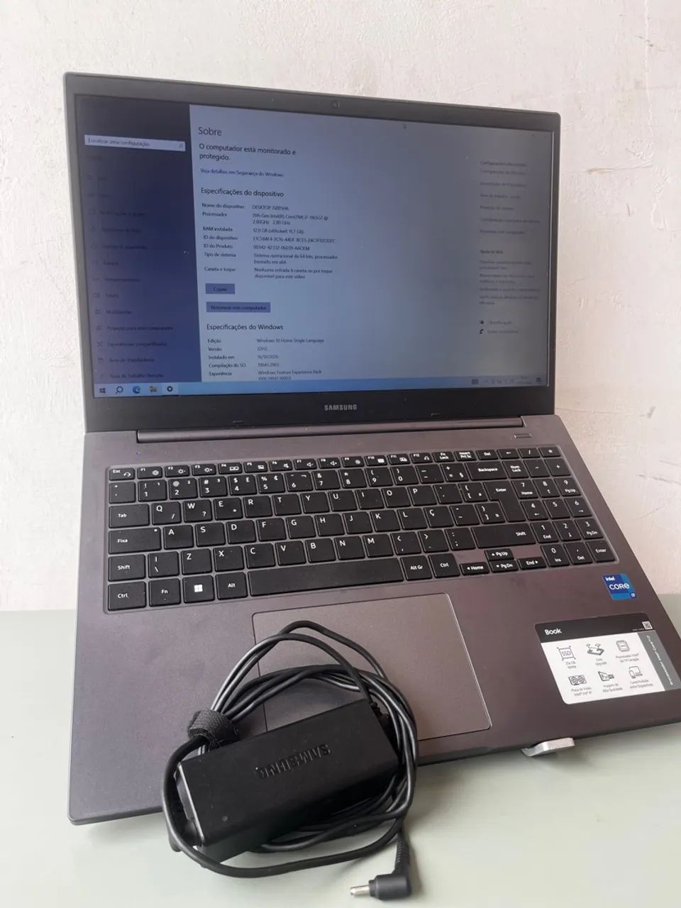 Notebook Samsung I7 11?, 12gb ram, 1tb - Foto 2