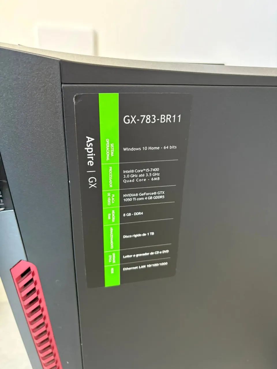 PC GAMER ACER ASPIRE GX-783 - Foto 2