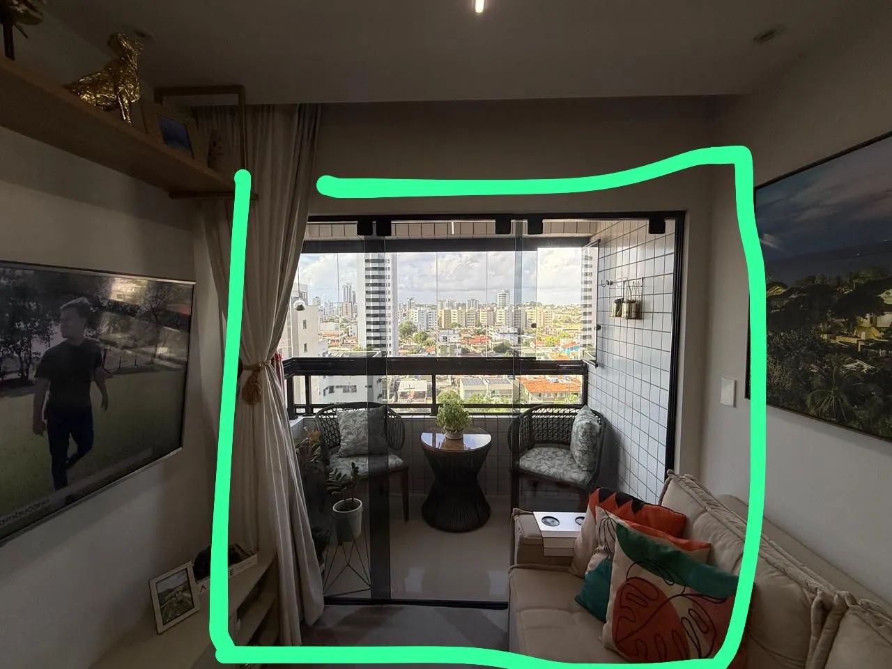 Glass Door for Balcony