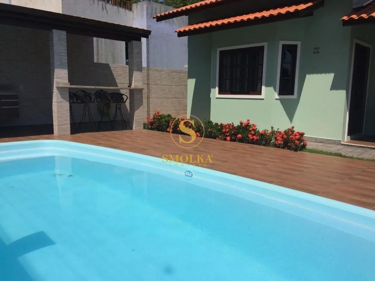 Casa locação anual com 4 suites, piscina.mobiliada - Foto 2