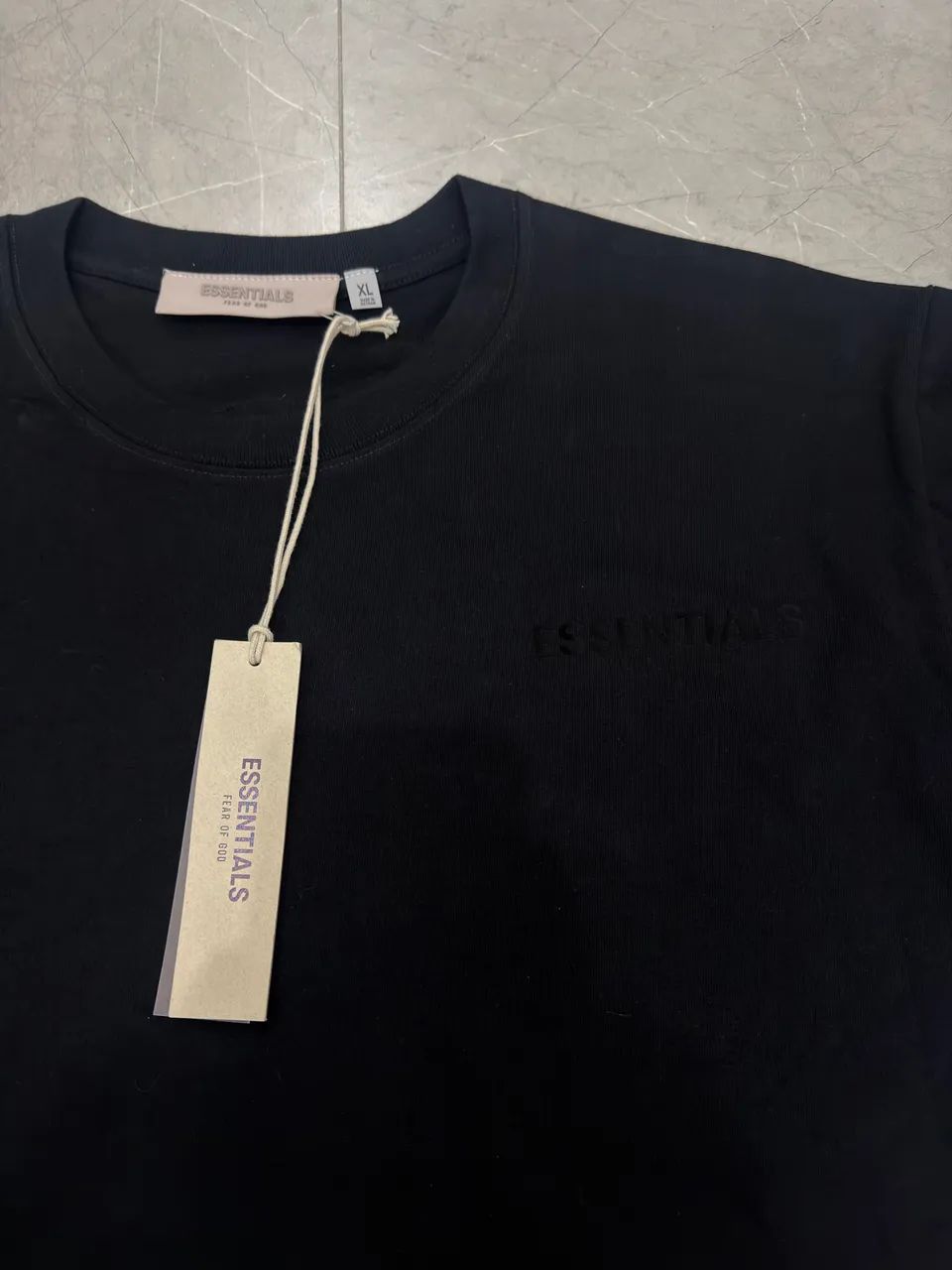 Camisa Essentials Preta G até 85kg  - Foto 3