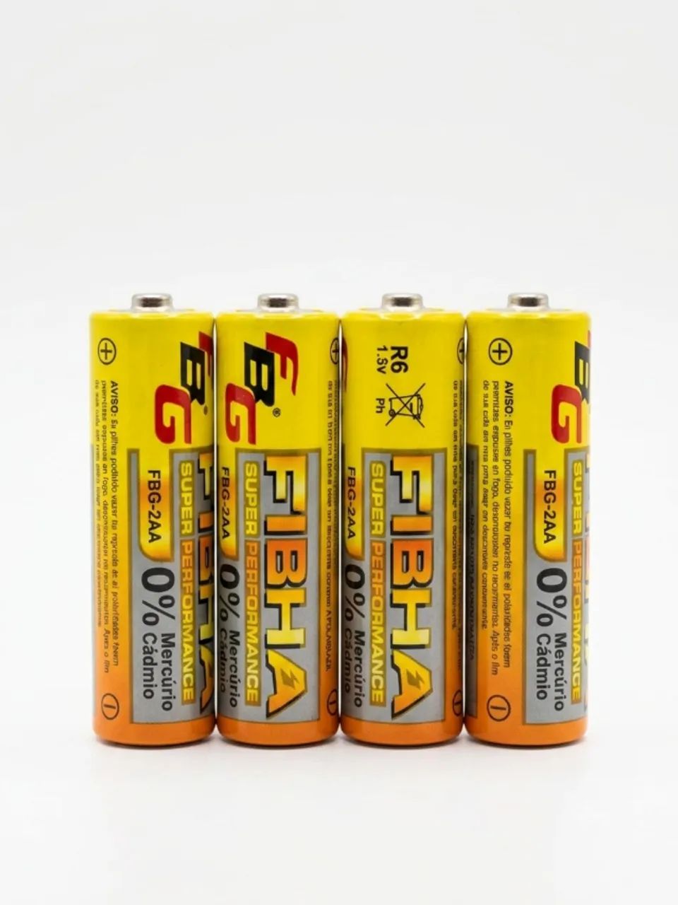 Pilha EBG Super Performance AA (Média) - Kit com 4 Unidades