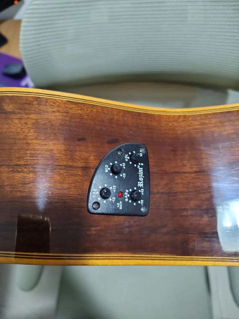 Violão Rozini Folk elétrico. - Foto 4