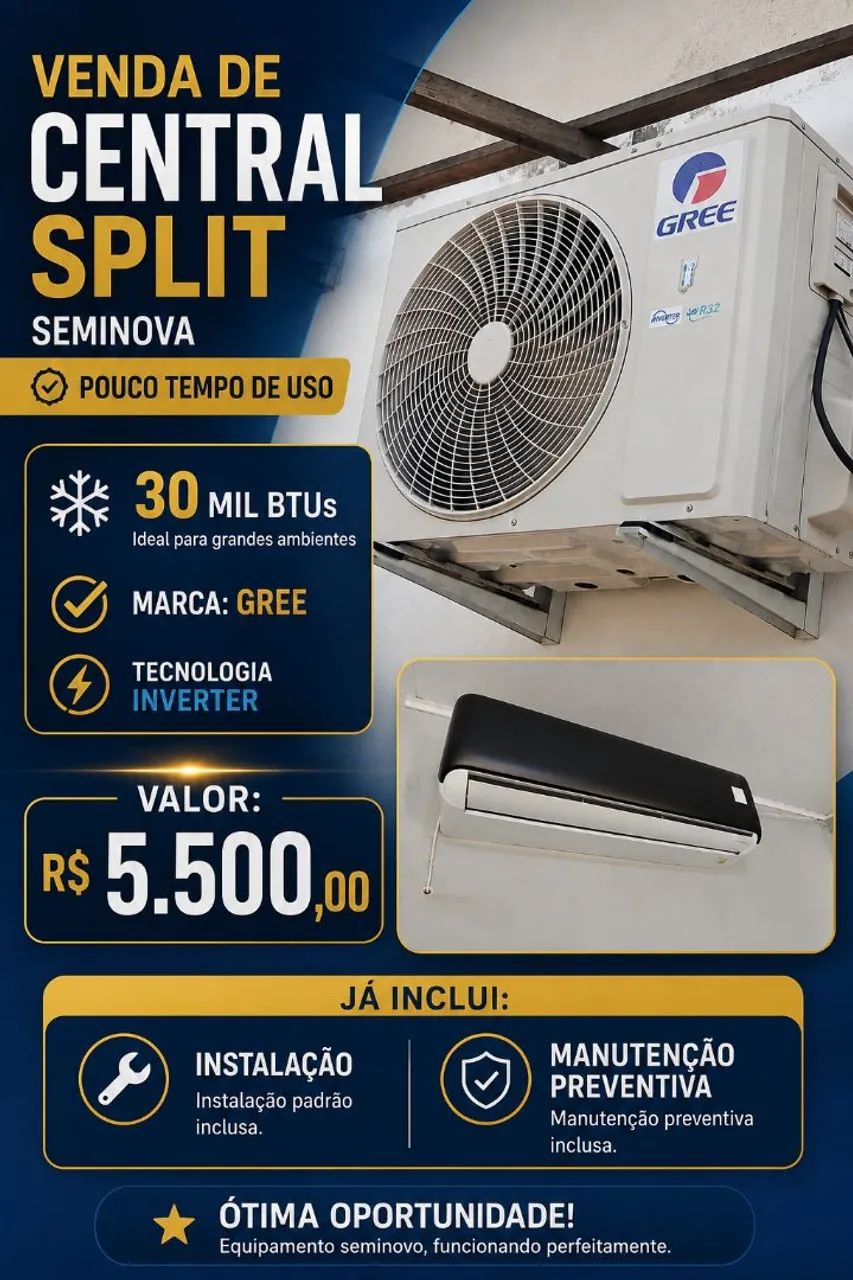 Vende-se central 