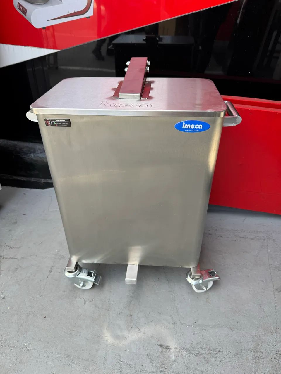 LIXEIRA AÇO INOX 430 NOVA 75 LITROS 