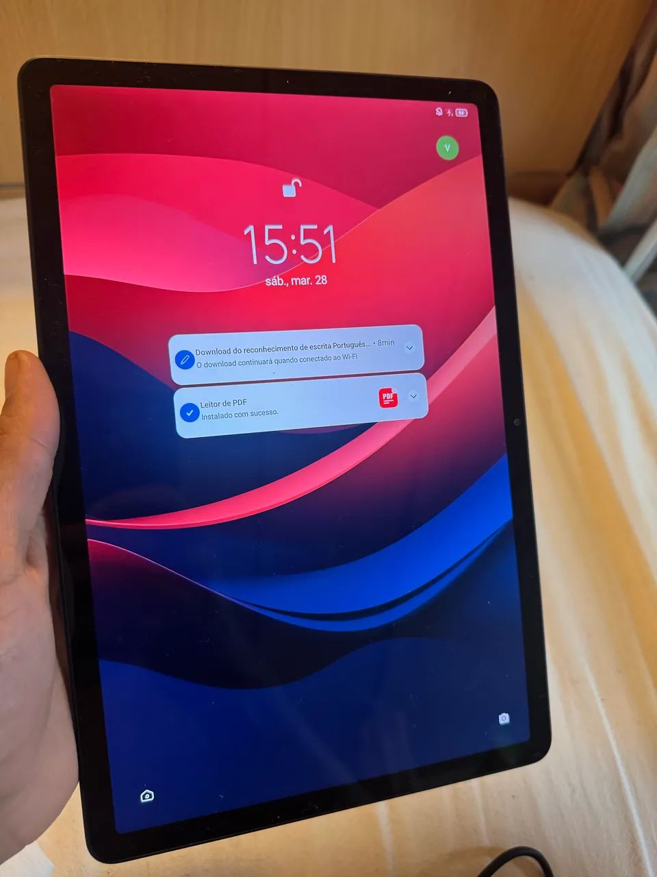 Tablet Lenovo M11 com caneta, caixa e cabos. - Foto 3