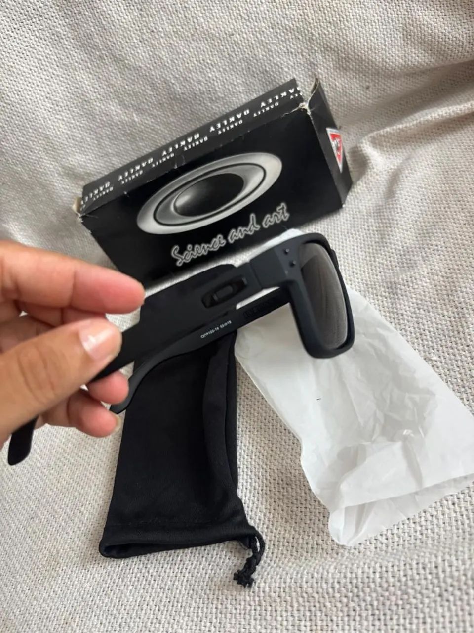 Óculos Oakley Holbrook Prizm Black Polarized Original - Foto 4