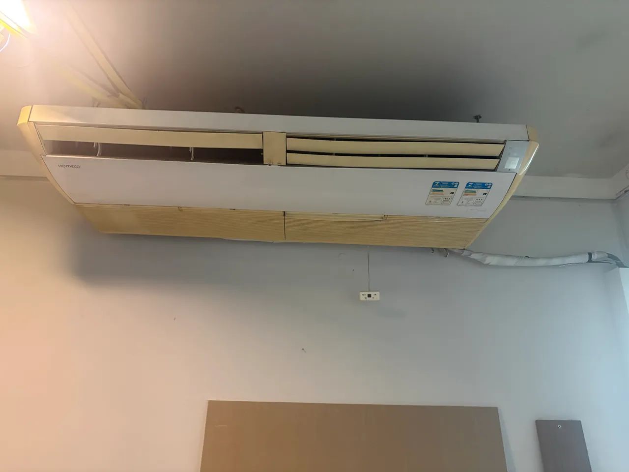 Ar condicionado com defeito 