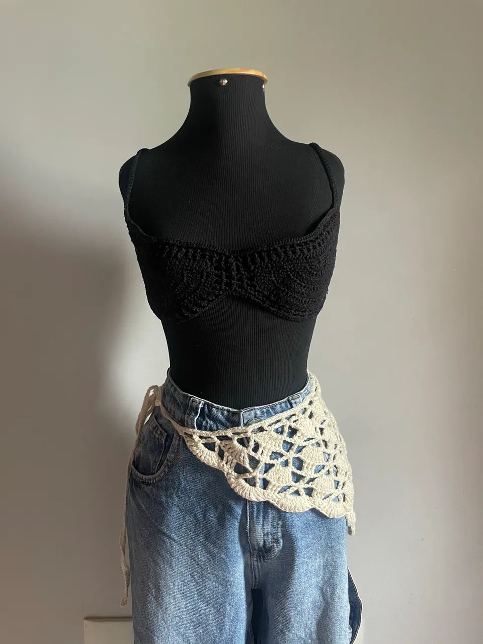 Bandana de crochê 