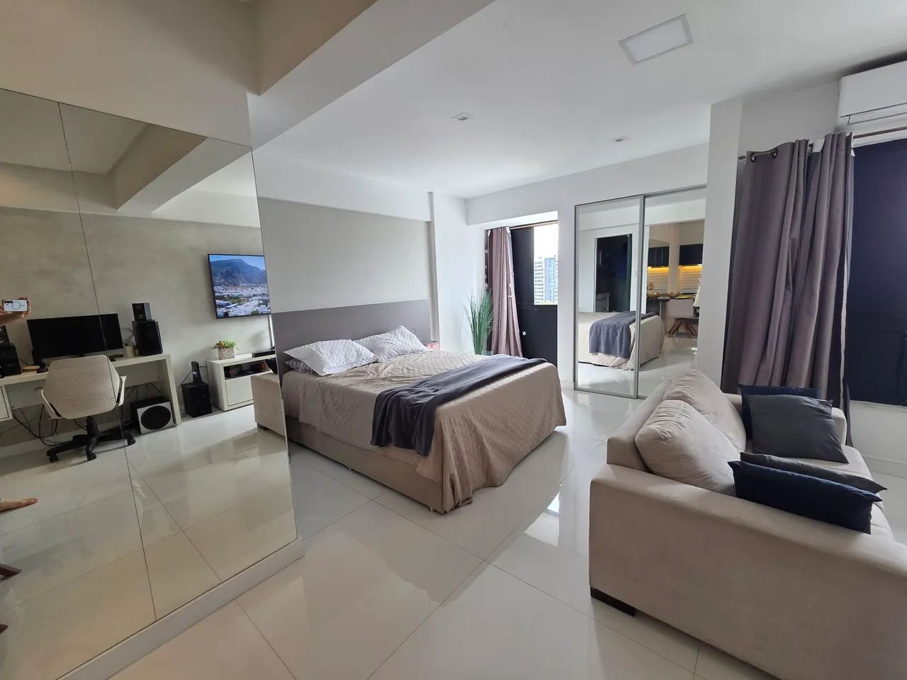 Apartamento quarto e sala nascente na pituba - Foto 4