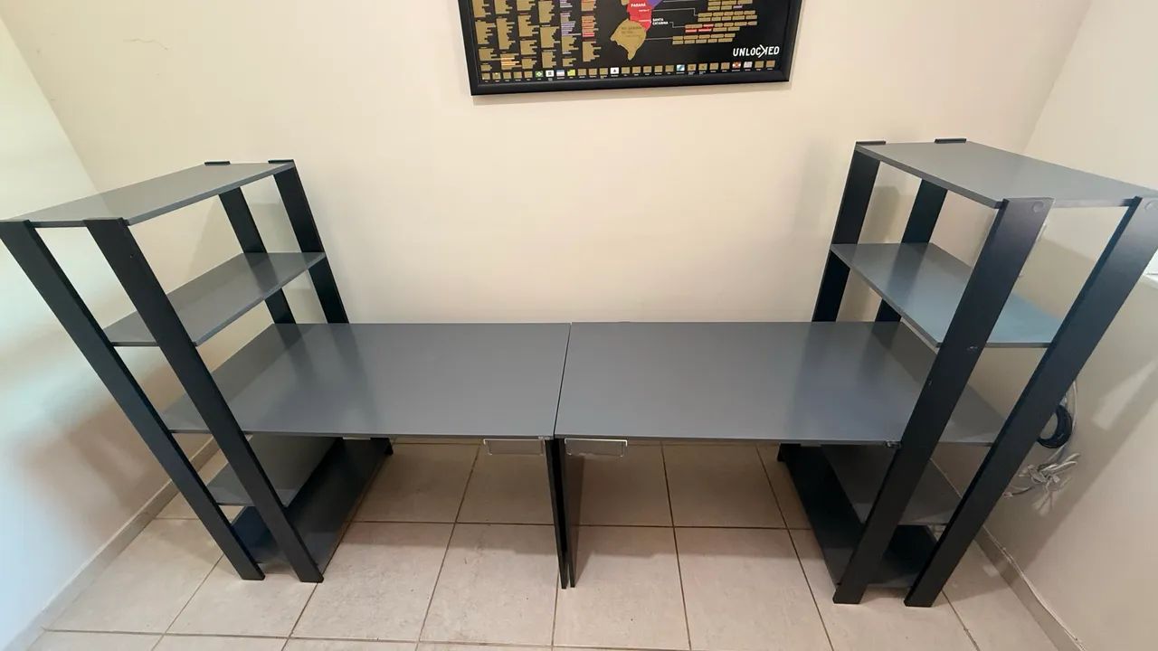 Conjunto de Mesas Escritório / Bancadas de Trabalho - Foto 5