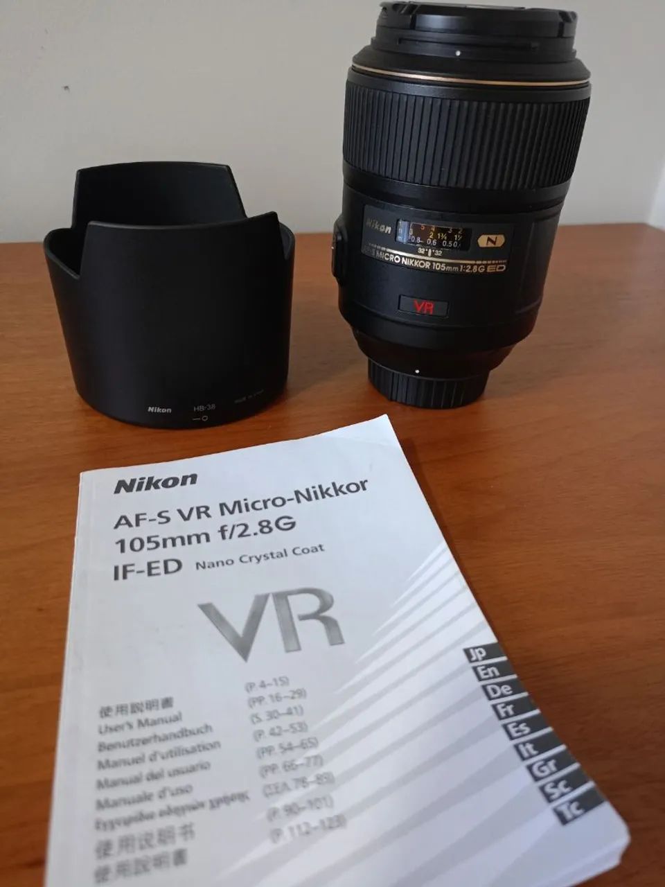 Lente Nikon Micro- Nikkor 105mm f/ 2.8G - Acessórios para Câmeras