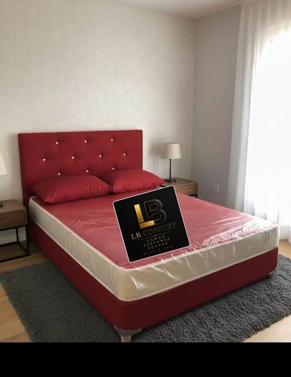 Cama casal de espuma 