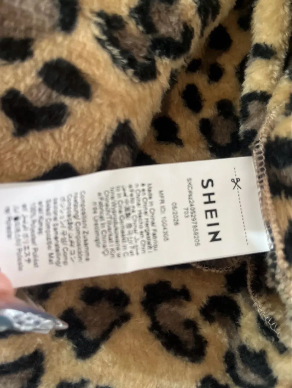 jaqueta shein animal print p - Foto 3