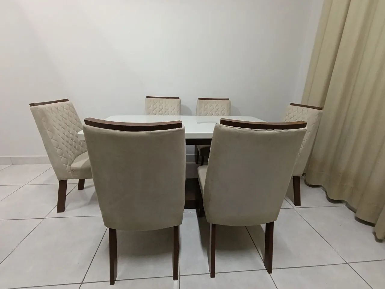 Mesa de jantar 160cm x 80 cm x 80cm - Foto 4