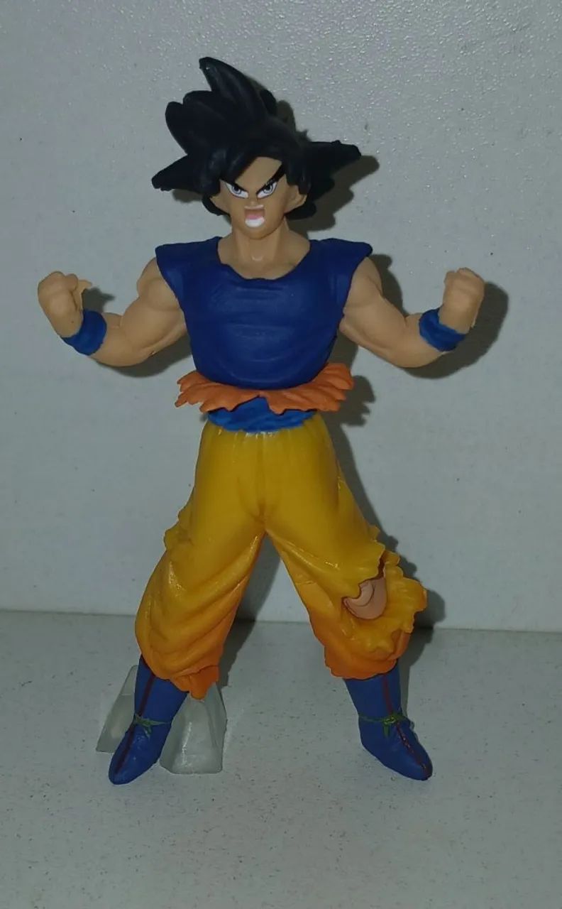 BONECO ACTION FIGURE MINIATURA DRAGON BALL GOKU IRRITADO