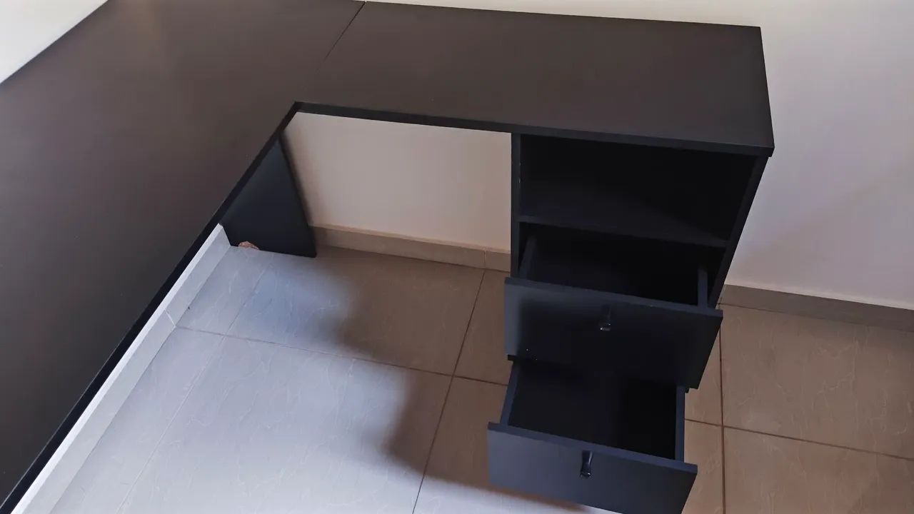 Mesa escritório em L - Foto 2