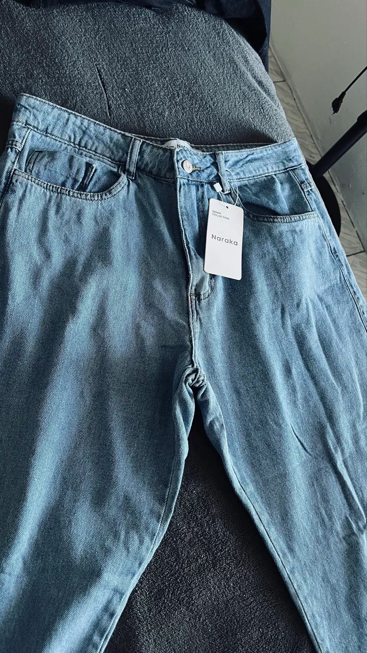 Calça Mom Jeans Naraka