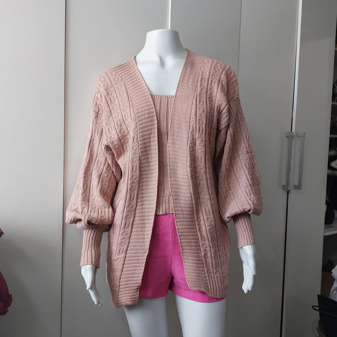 CARDIGAN  duas peças tricô  - Foto 4