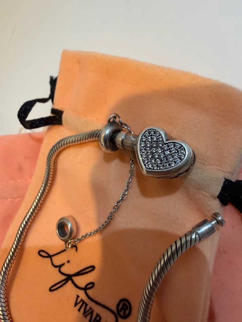 pulseira life by vivara coração - Foto 3