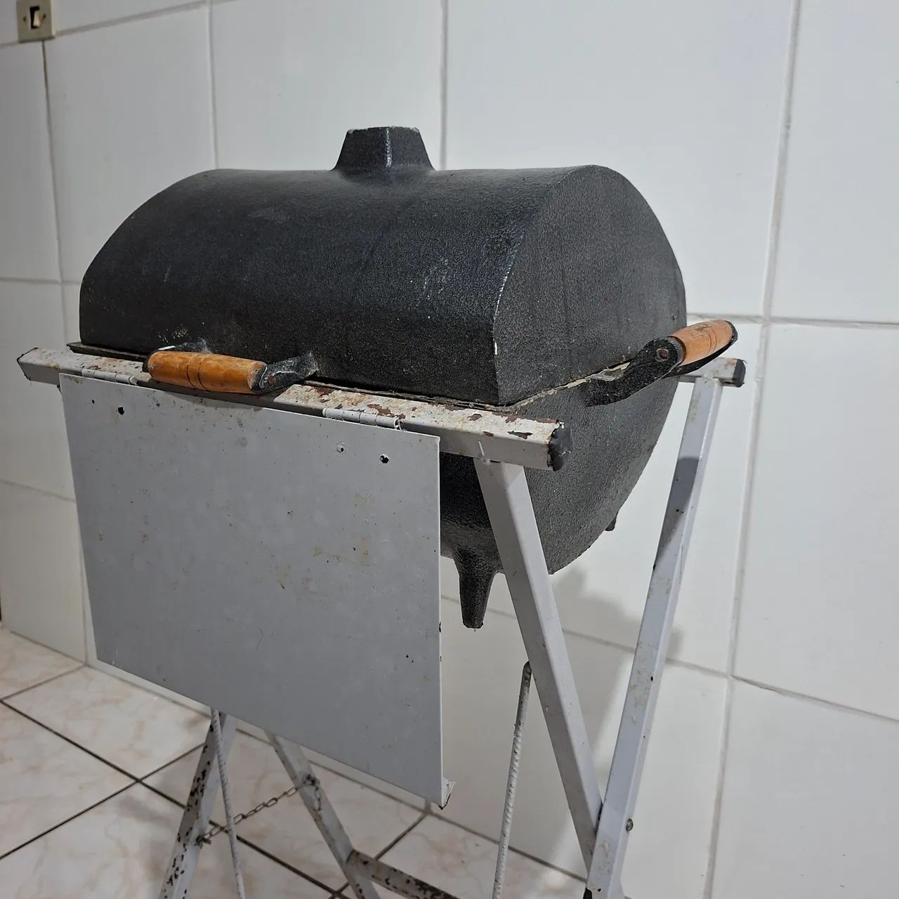 CHURRASQUEIRA + SUPORTE - Foto 2
