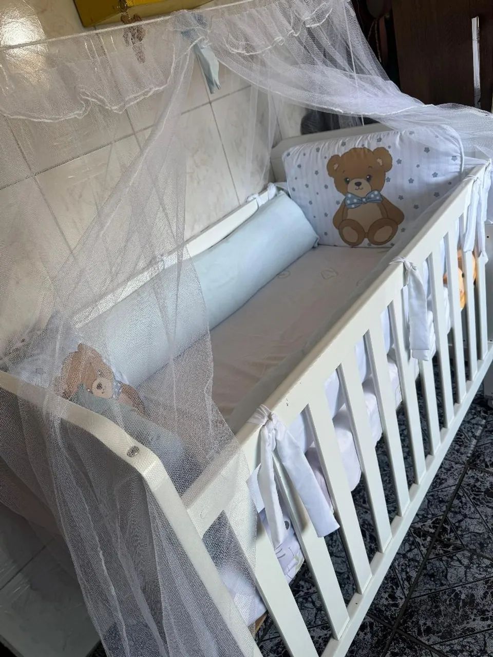Berço que vira mini cama  - Foto 3