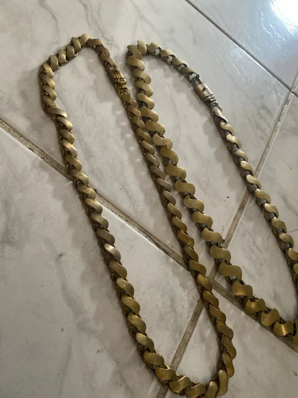 2 cordão de moeda antiga 