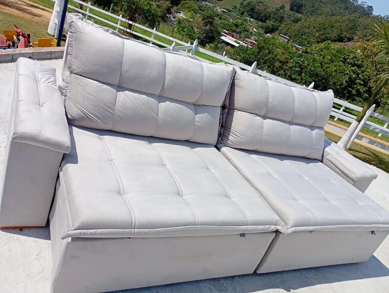 Sofa de luxo 2,90 novo !! - Foto 3