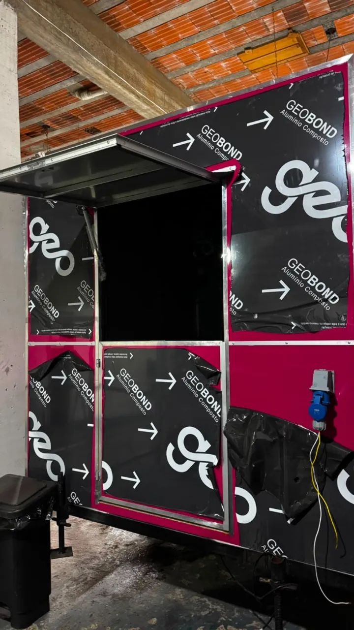 PRONTA ENTREGA TRAILER FOOD ROSA - Foto 4