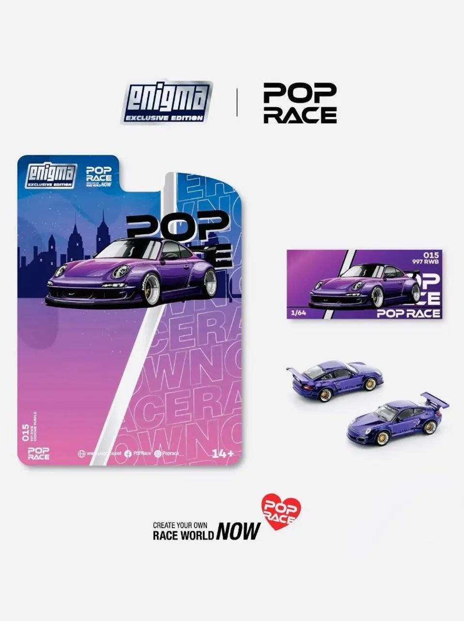Pop Race RWB 997 Enigma Exclusive Edition "Chase" - Foto 3
