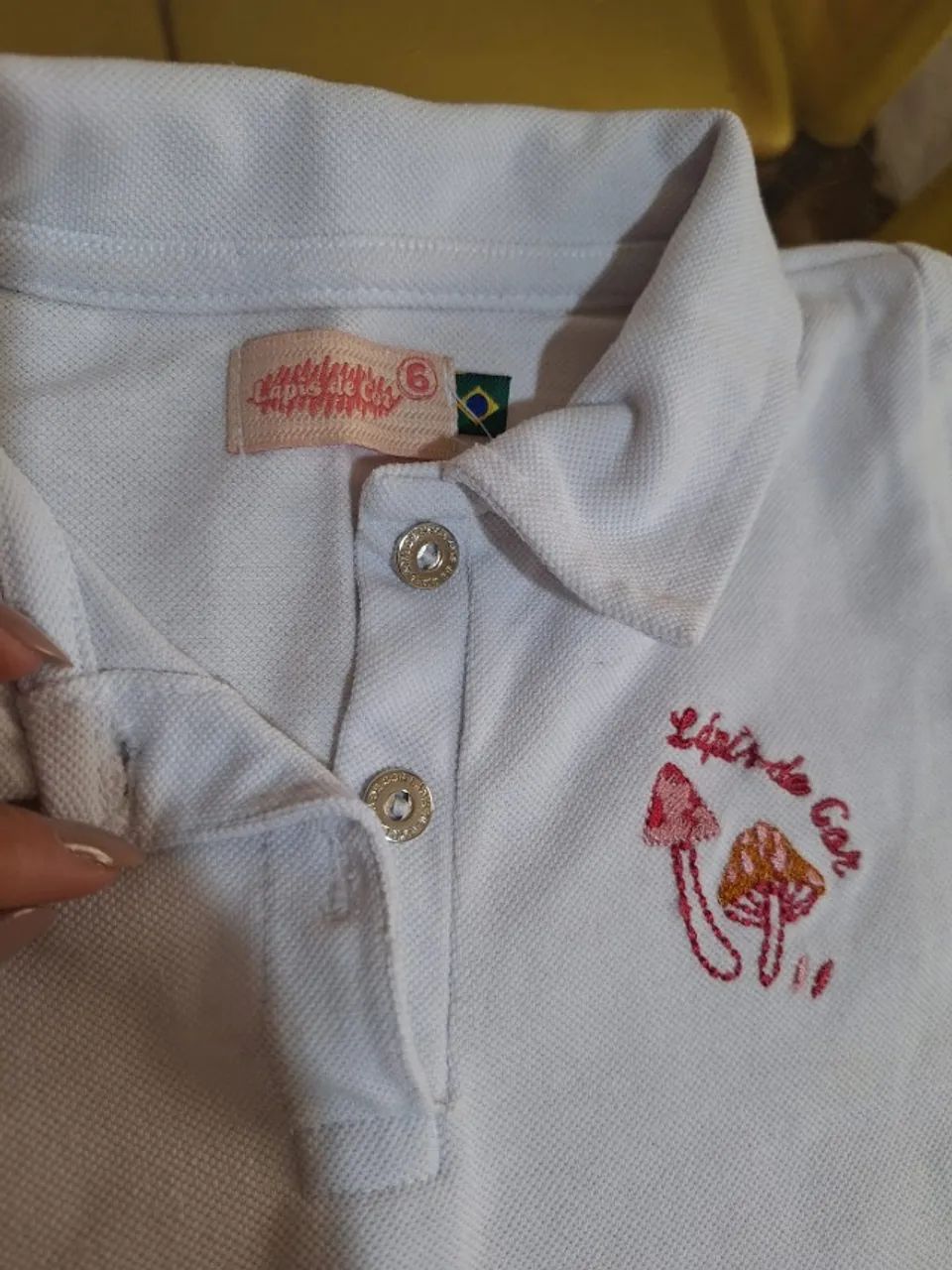 Camisa infantil da marca lápis de cor - Foto 2