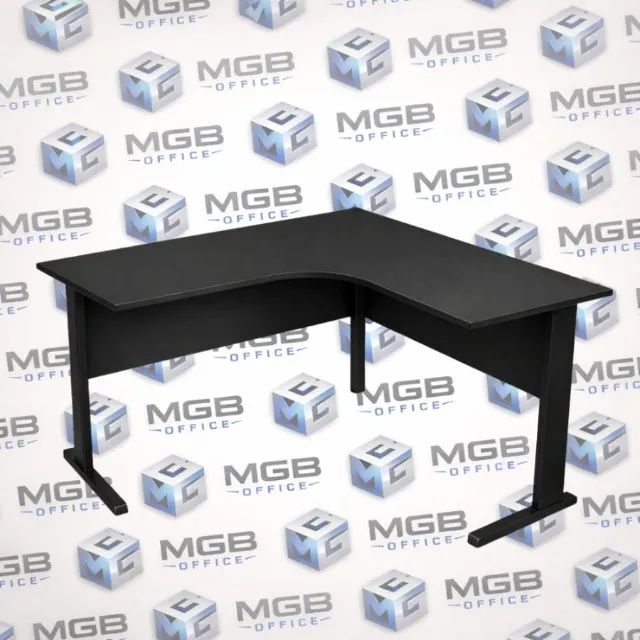 Mesa de Escritório Estação de Trabalho - 0,75x1,40x0,60cm - (CINZA ou PRETO)  ENTREGAMOS!! - Foto 2