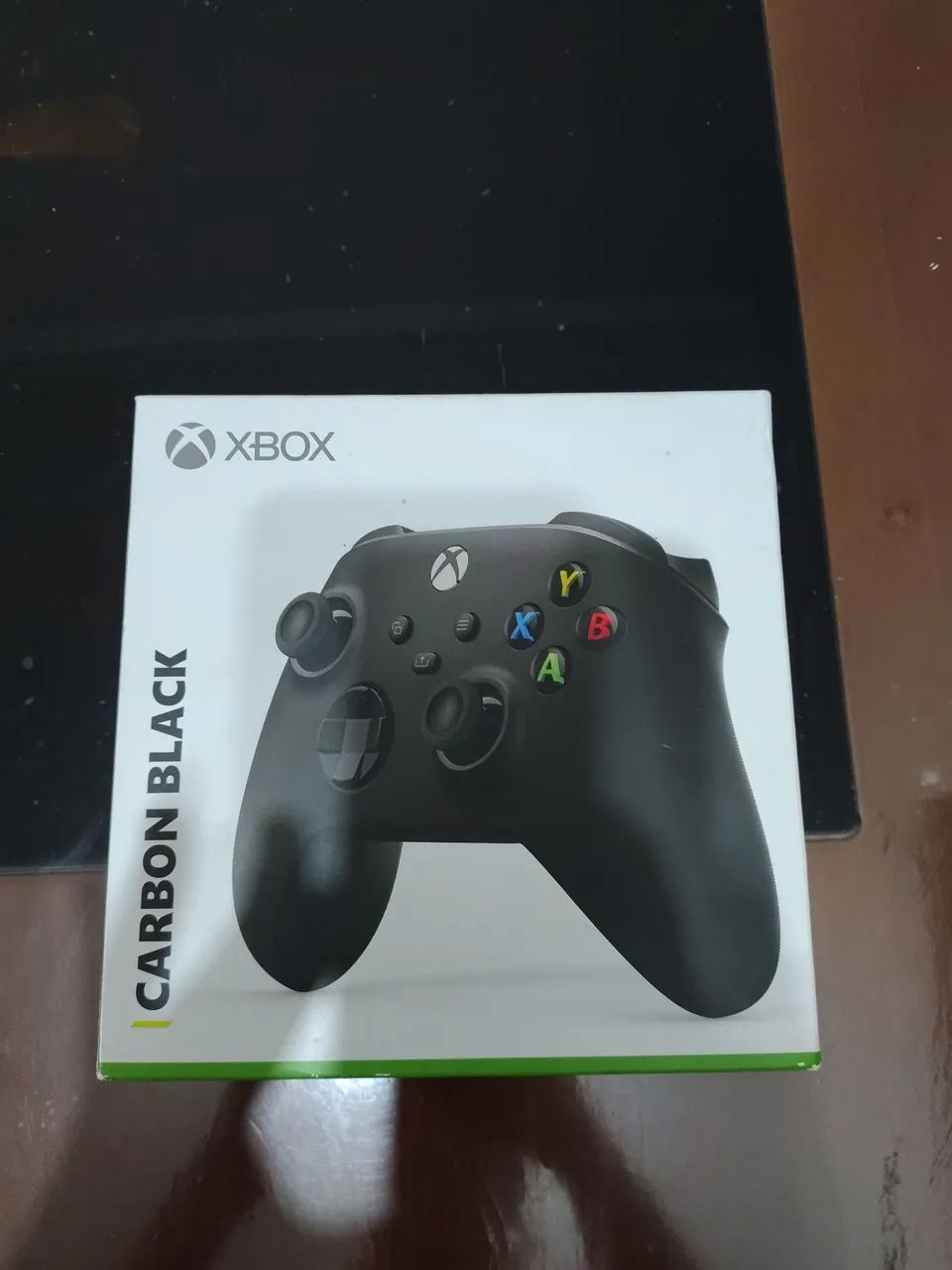 Controle X-Box carbono Black semi novo
