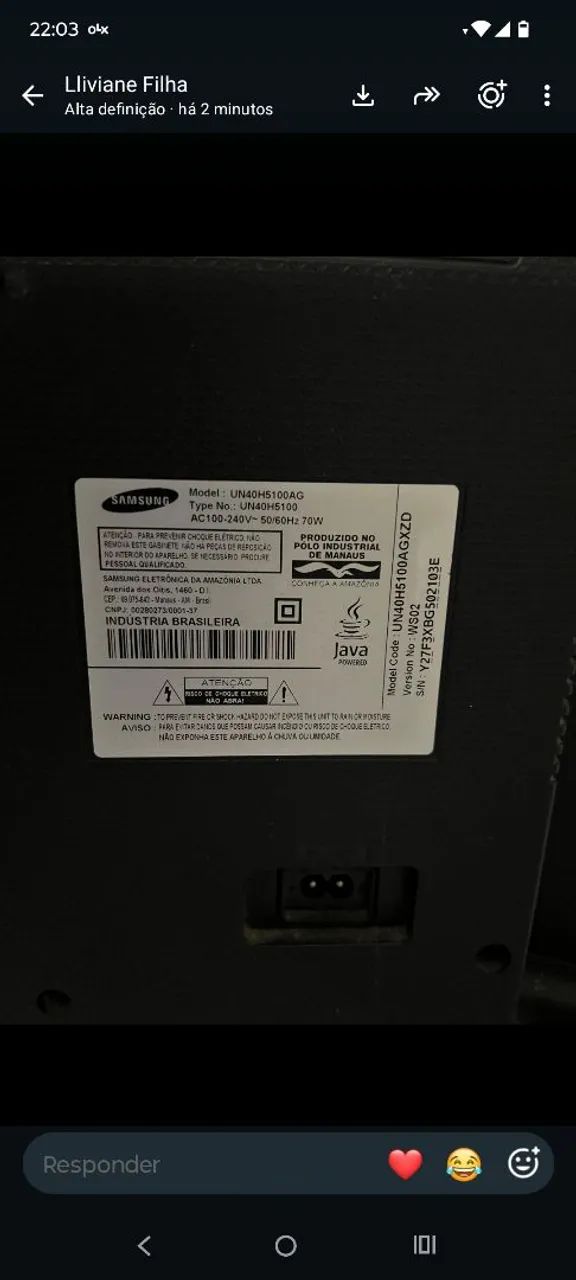 Televisão funcionando perfeitamente  - Foto 3