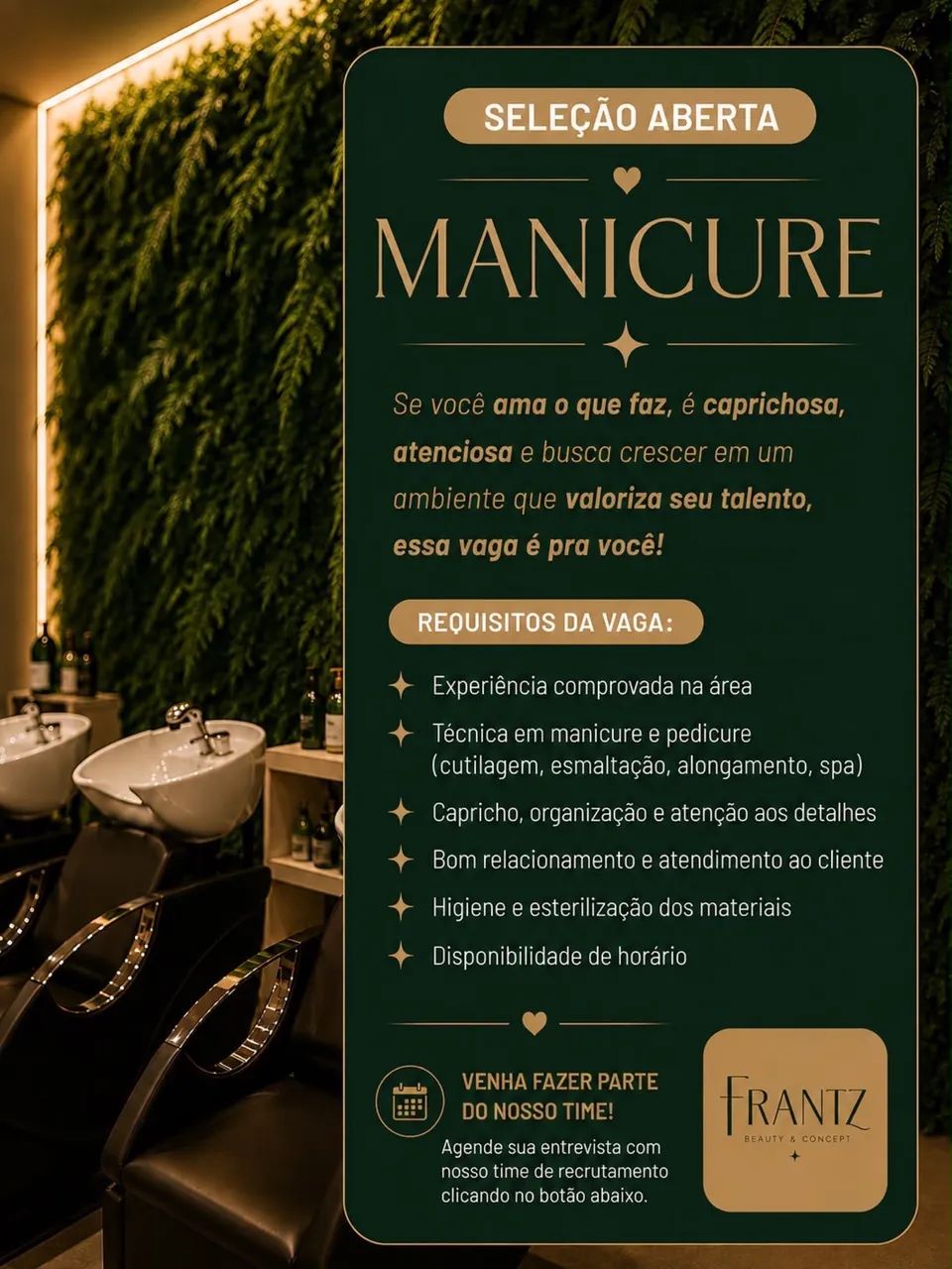 VAGA PARA CABELEIREIRO(A) e MANICURE  - Foto 2