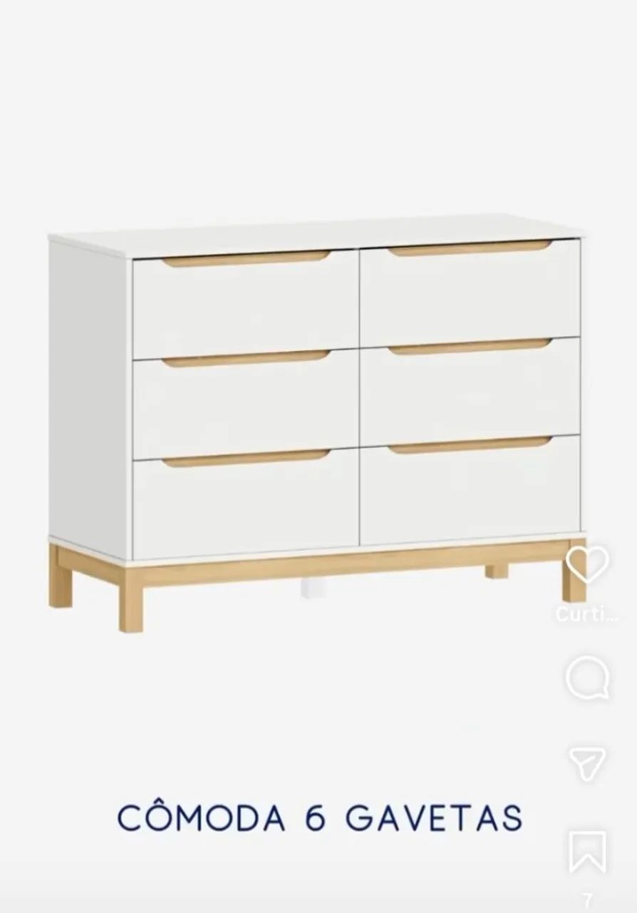 Berço e cômoda cozy - Foto 5