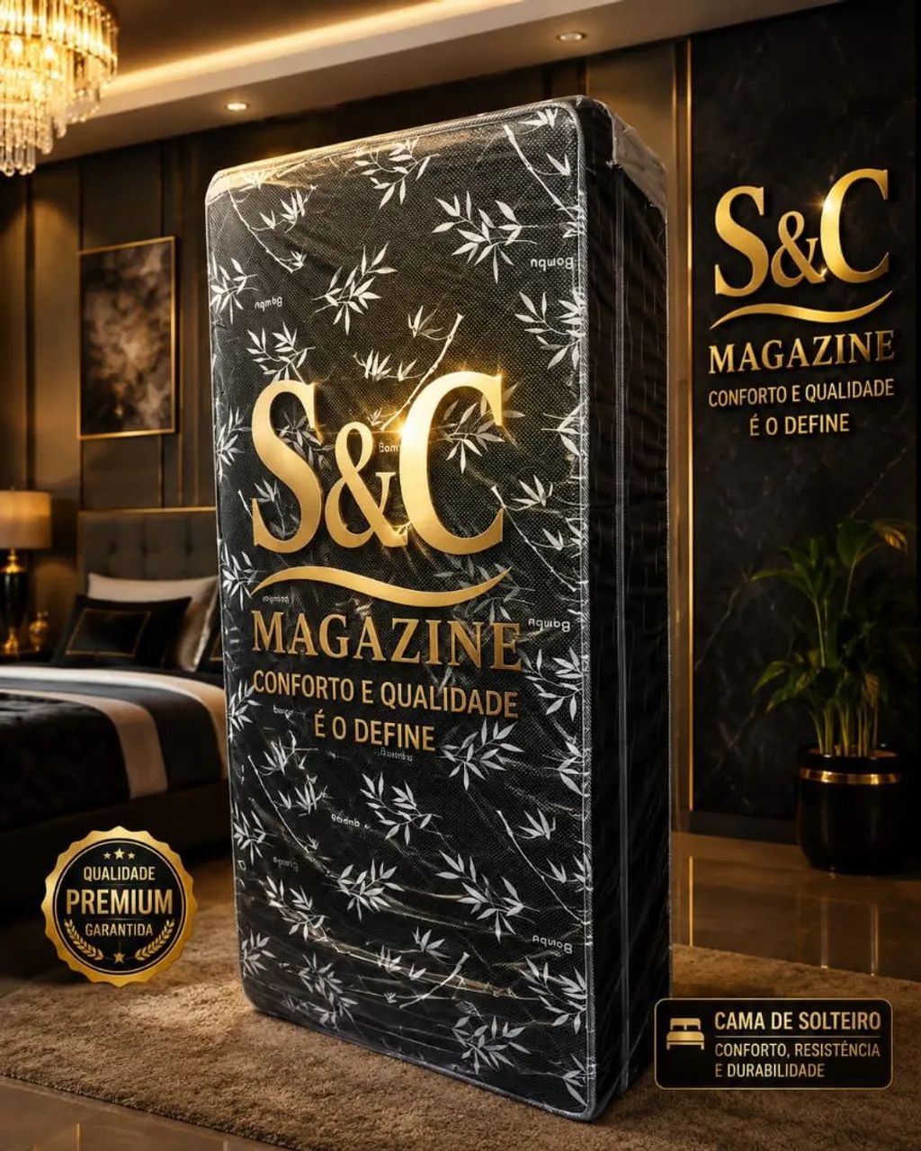 CAMA BOX SOLTEIRO 