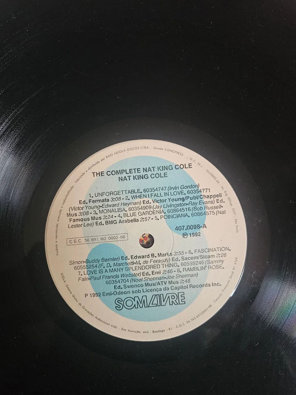 LP vinil: Nat King Cole - The complete Nat King Cole (1992)  - Foto 4